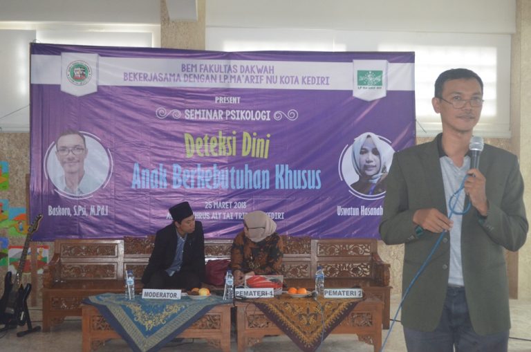 Psikologi Islam IAI-Tribakti bekerjasama dengan LP Ma’arif NU Kota Kediri menyelengarakan Lomba dan Seminar